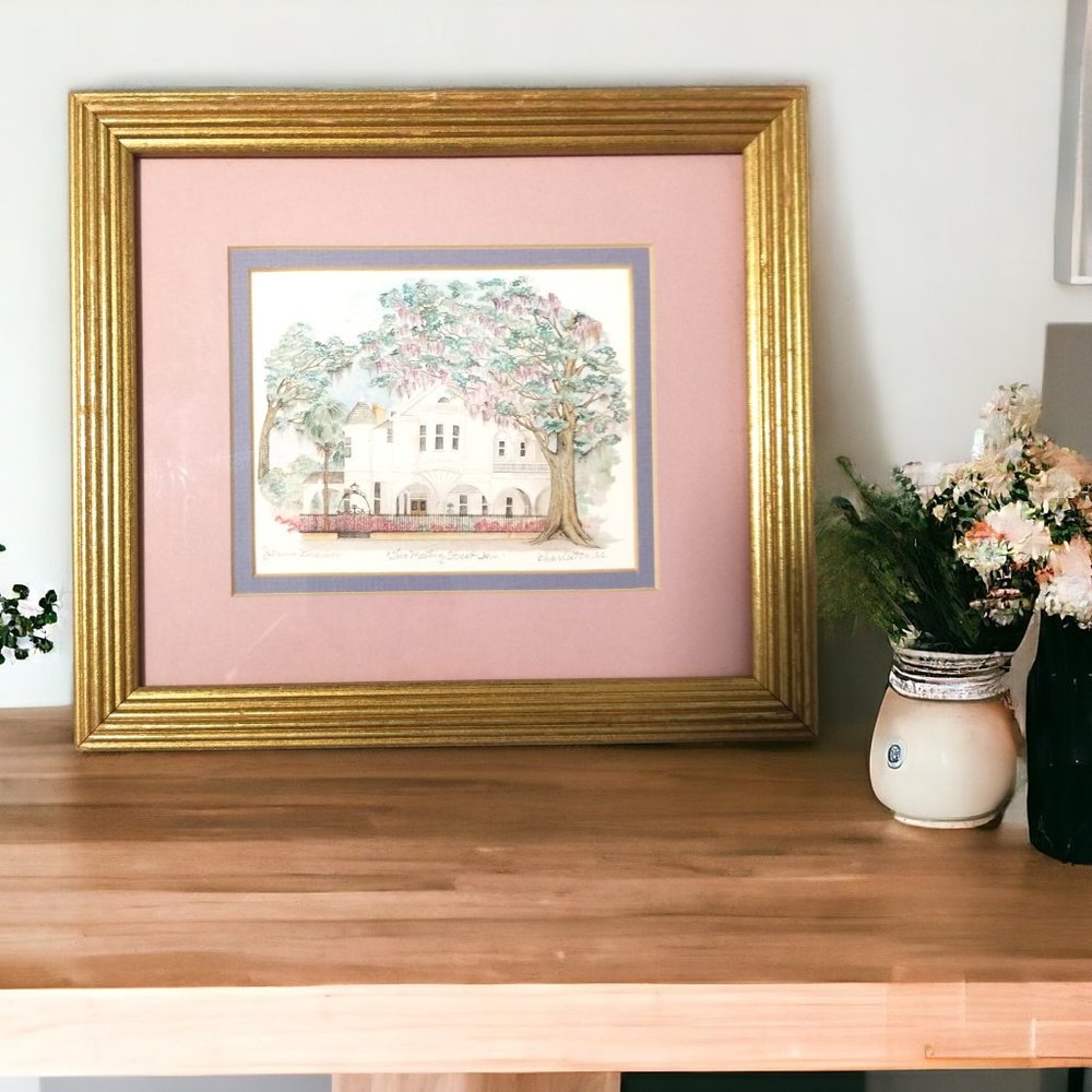 Framed Print Two Meeting Street Inn Charleston SC by Jeanie Drucker - Picture 13 of 14